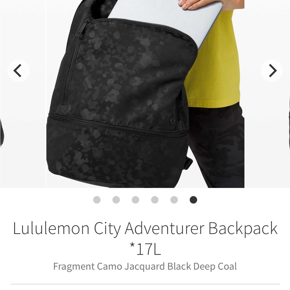 NWOT lululemon adventure city backpack